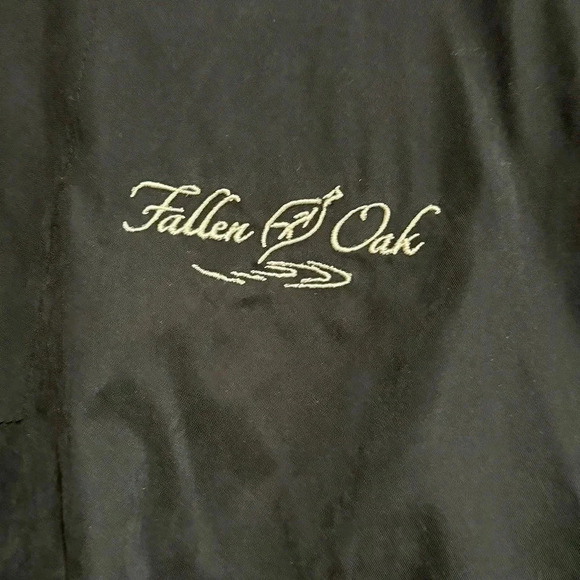 NWT BOBBY JONES Players Short Sleeve 1/4 Zip Black Fallen Oak Golf Jacket Sz XL - Picture 3 of 7